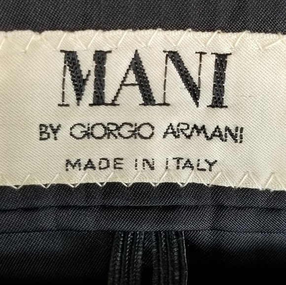 Vtg Giorgo Armani Blazer Charcoal Marshall Fields - Picture 8 of 8